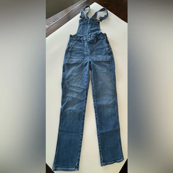 Madewell | Stovepipe Overalls | Lorton Wash | Women's Size XS - Picture 7 of 11
